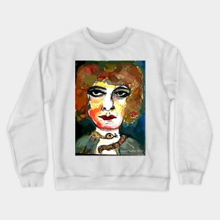 Marchesa Luisa Casati Portrait #1 Crewneck Sweatshirt